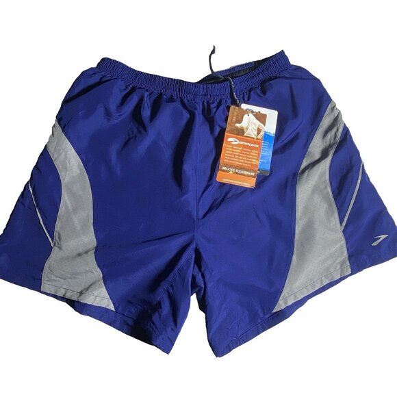 Brooks Mens Size Medium Element Notch Oceanus Equilibrium Dead stock Shorts - Picture 1 of 10